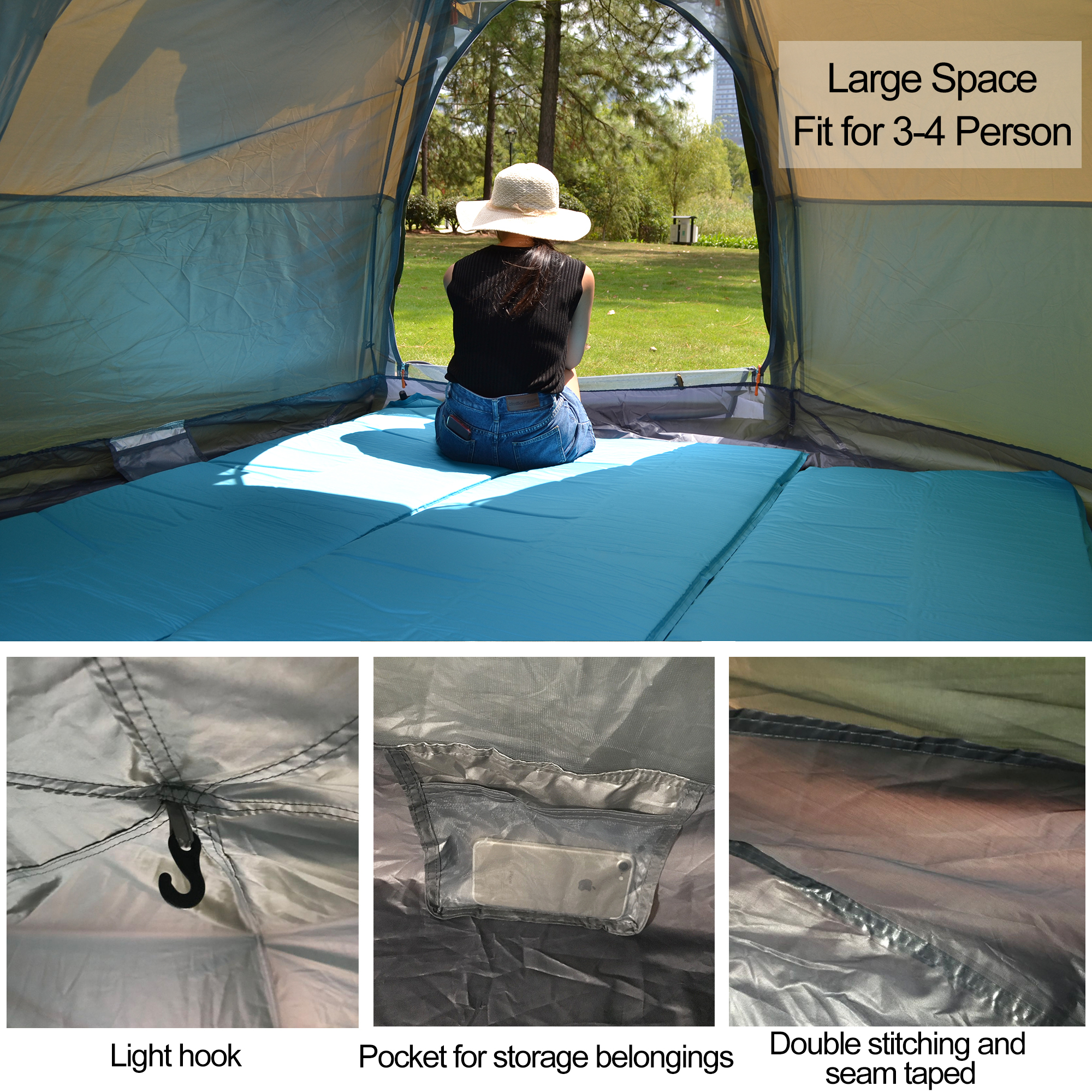 Desert&Fox 3-4 Person Dome Aut - Grow Tent 4X4 review and price
