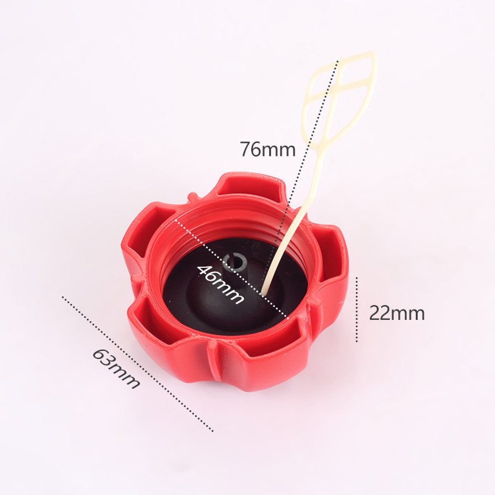 Red Plastic Fuel Cap For Lawn  - Urban Farming Kit review and price