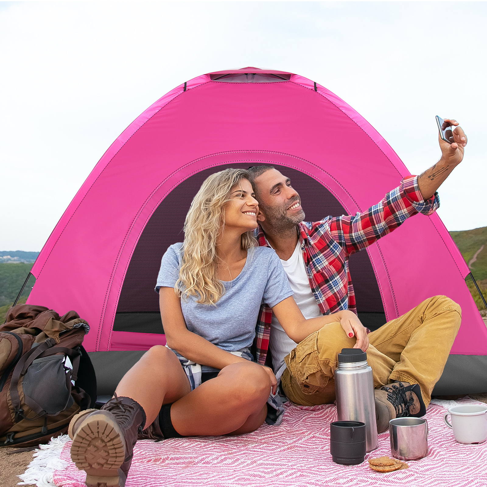3 4 Person Camping Dome Tent W - Grow Tent 4X4 review and price