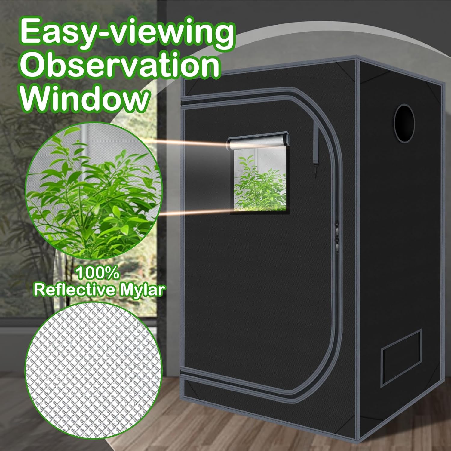 Grow Tent 48x48x78 for Indoor  - Grow Tent 4X4 review and price