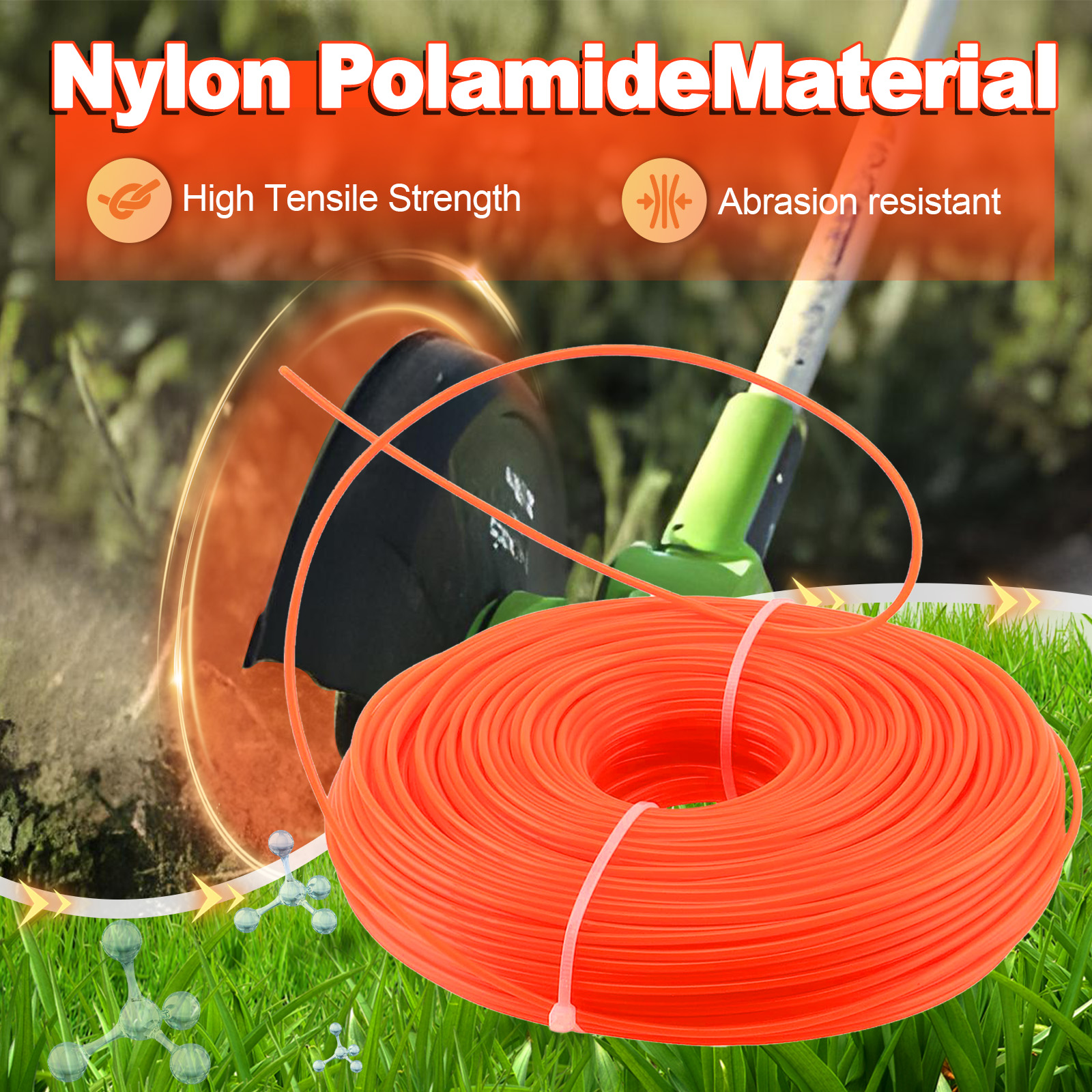 1.6mm～3mm*15M Round Nylon Trim - Urban Farming Kit review and price