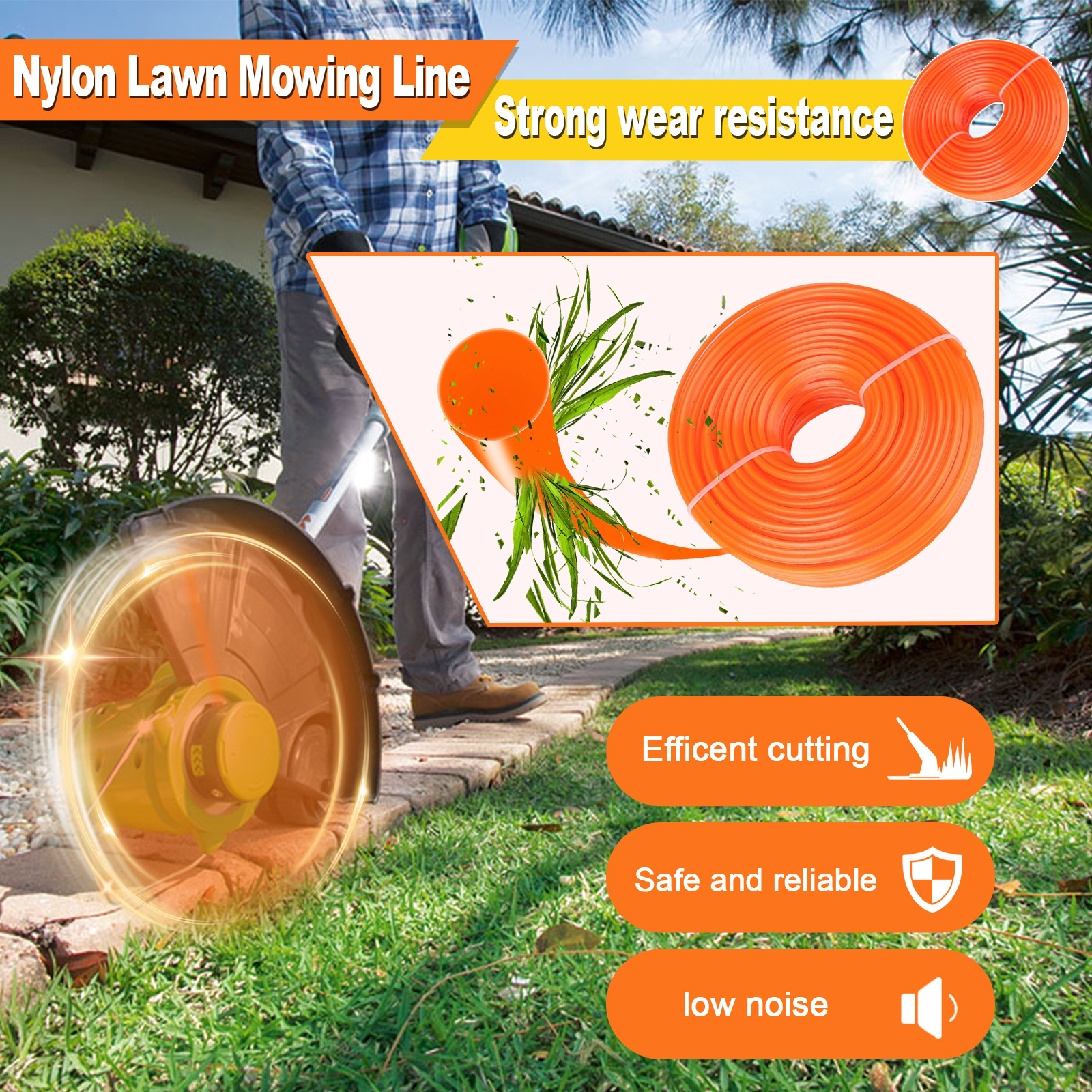 1.6mm～3mm*15M Round Nylon Trim - Urban Farming Kit review and price