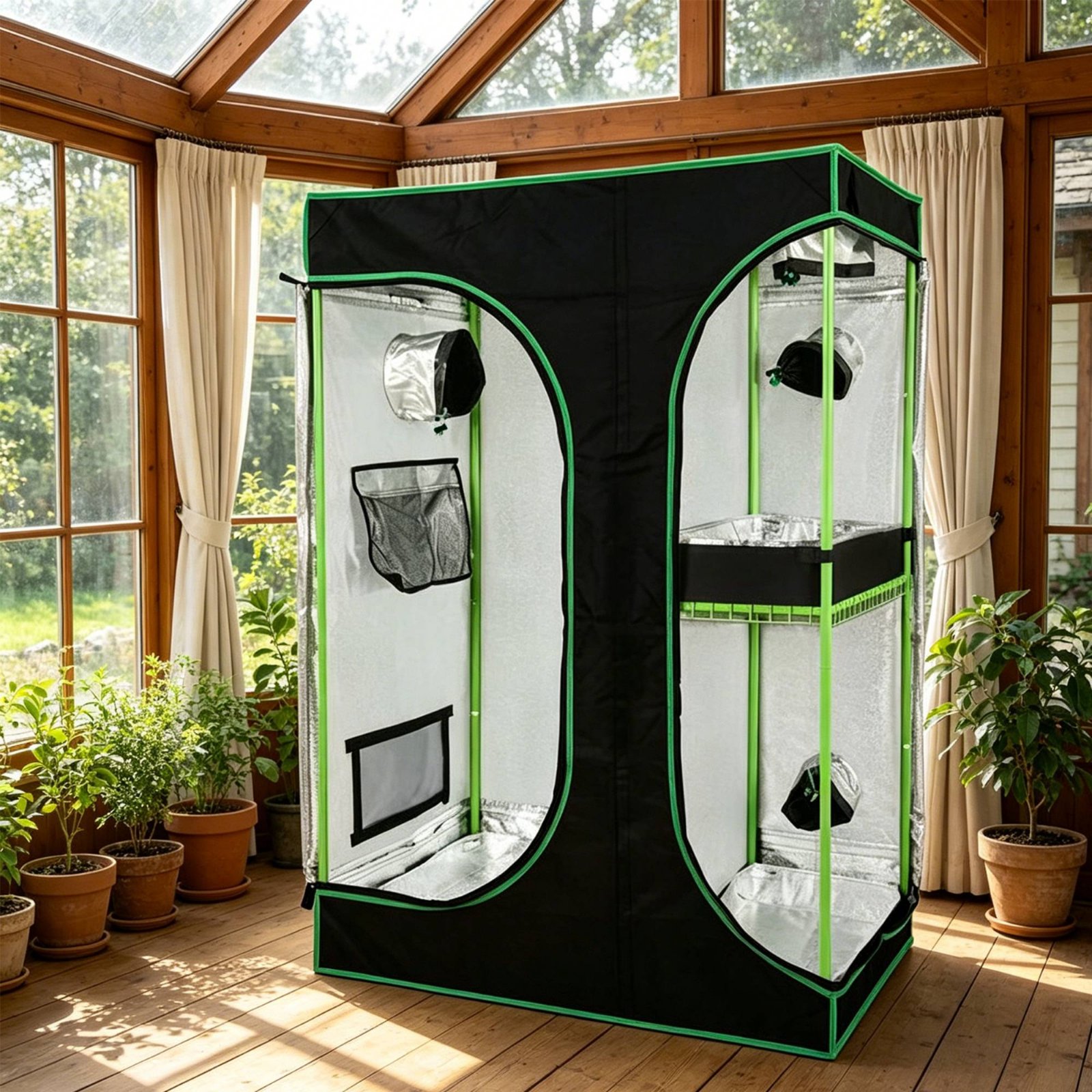 2-in-1 Grow Tent Lightproof Tw - Grow Tent 4X4 review and price