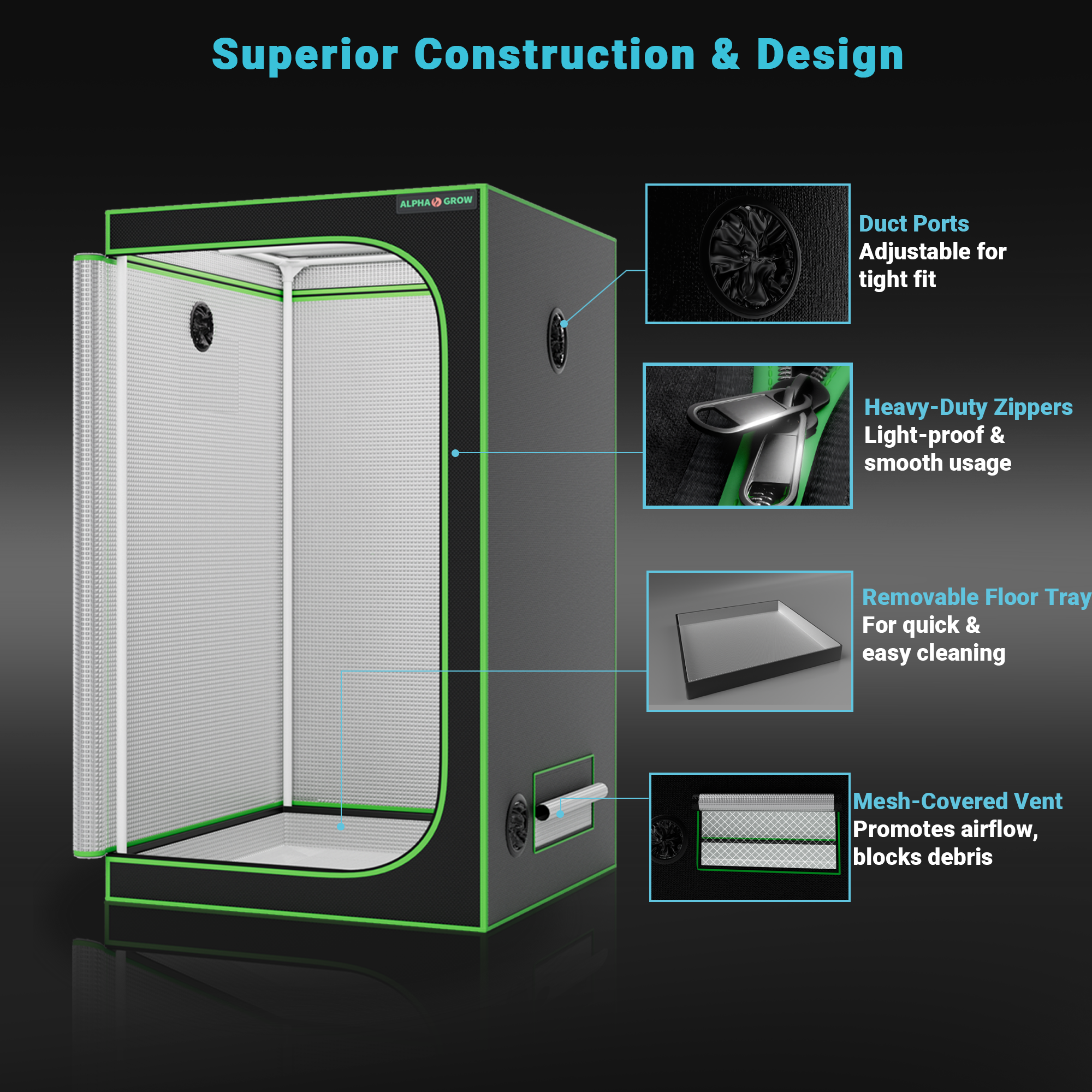 Hydroponics Growing System Ful - Grow Tent 4X4 review and price