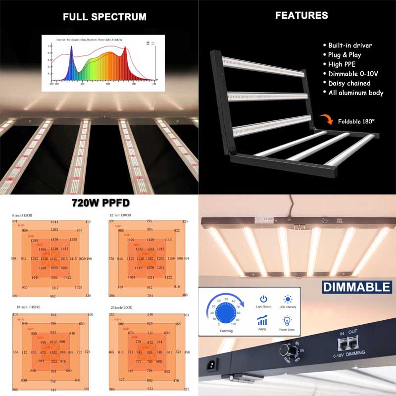 240W 320W 400W 720W Led Grow L - Grow Tent 4X4 review and price